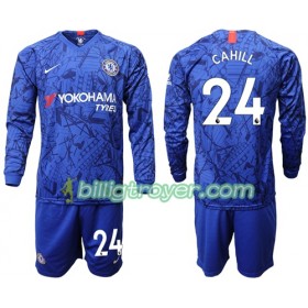 Billige Fotballdrakter Chelsea Cahill 24 Barn Hjemmedraktsett 2019/20 Langermet